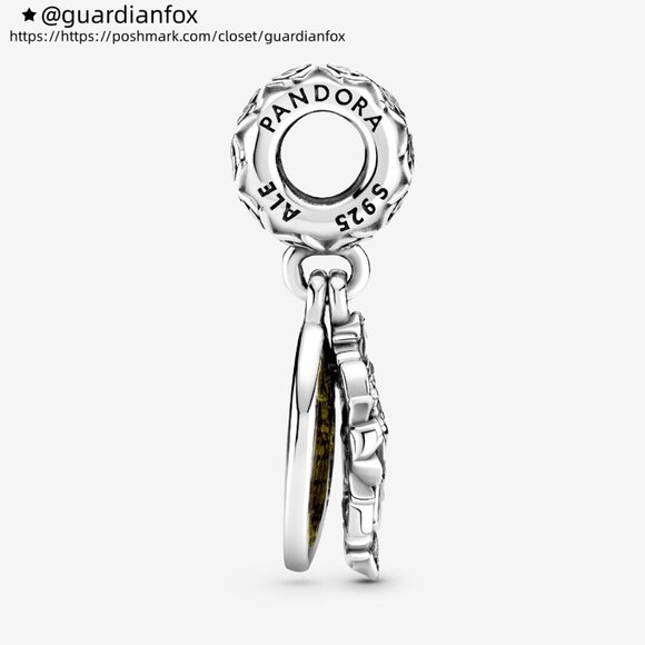 Pandora Disney Beauty and the Beast Dancing Dangle Charm - Picture 3 of 6